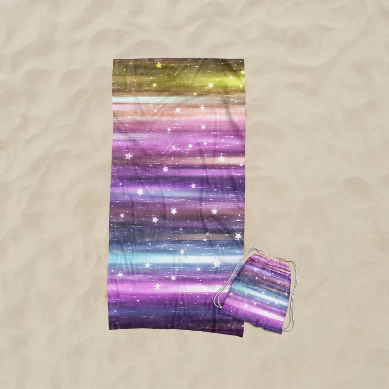 Strandtuch mit künstlerischem Wellendesign Skanto