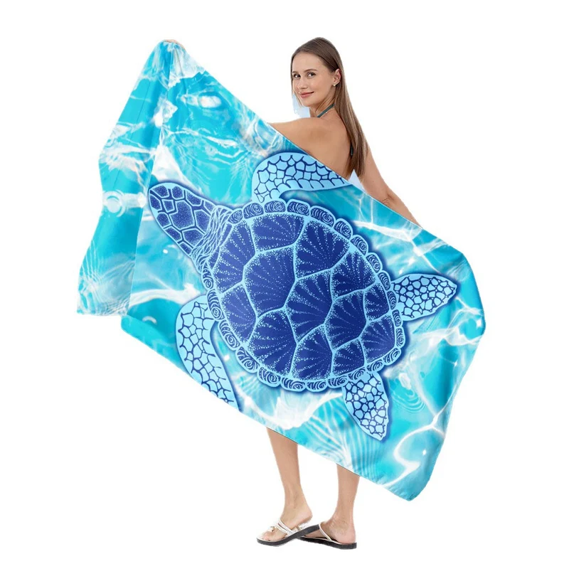 Strandtuch mit künstlerischem Mandala-Design Skanto