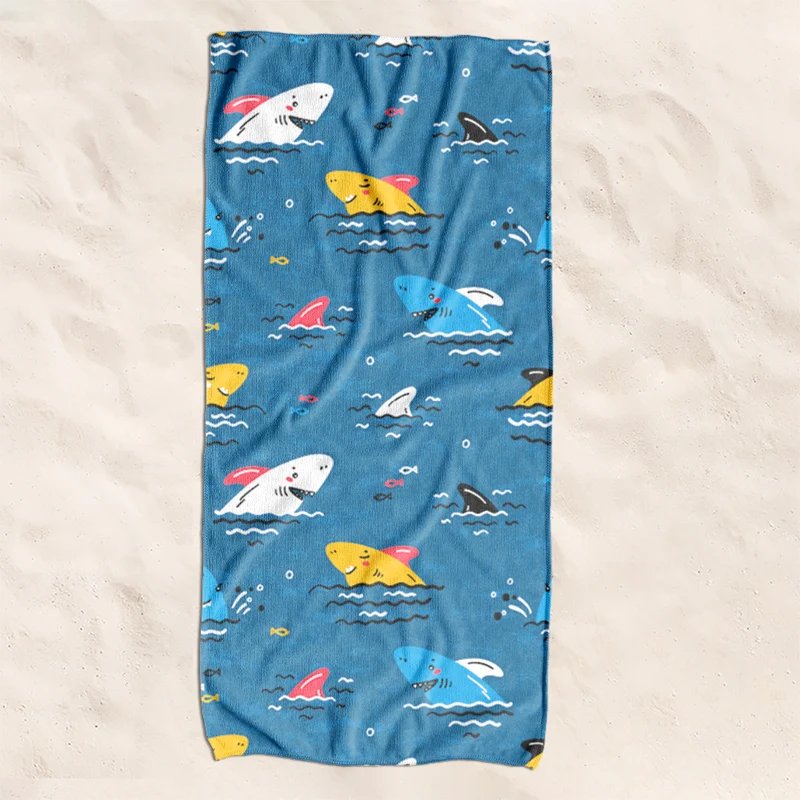 Strandtuch mit kreativem Schildkröten-Muster Skanto