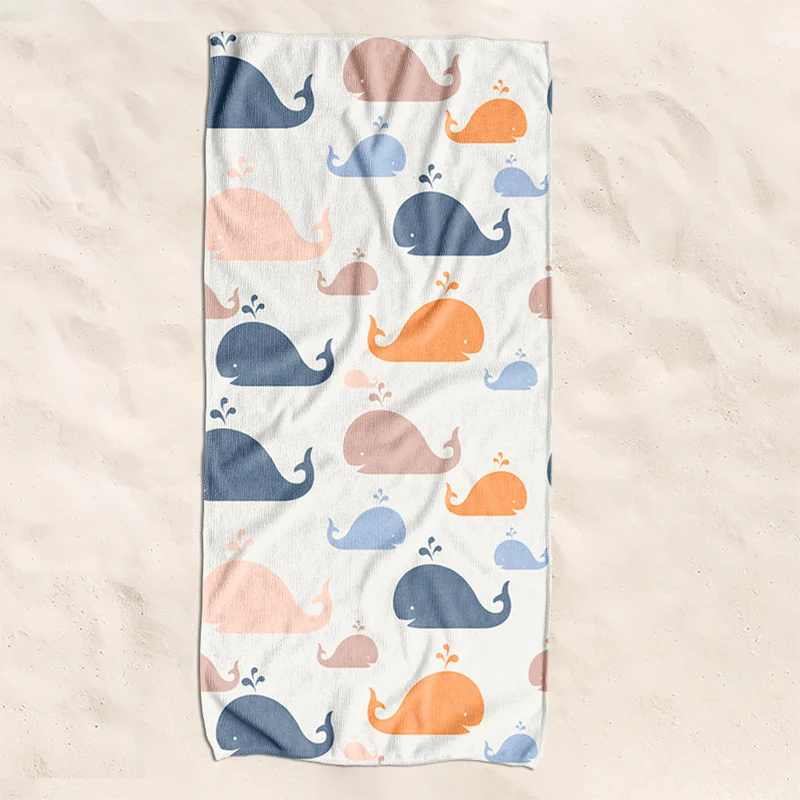 Strandtuch mit kreativem Schildkröten-Muster Skanto