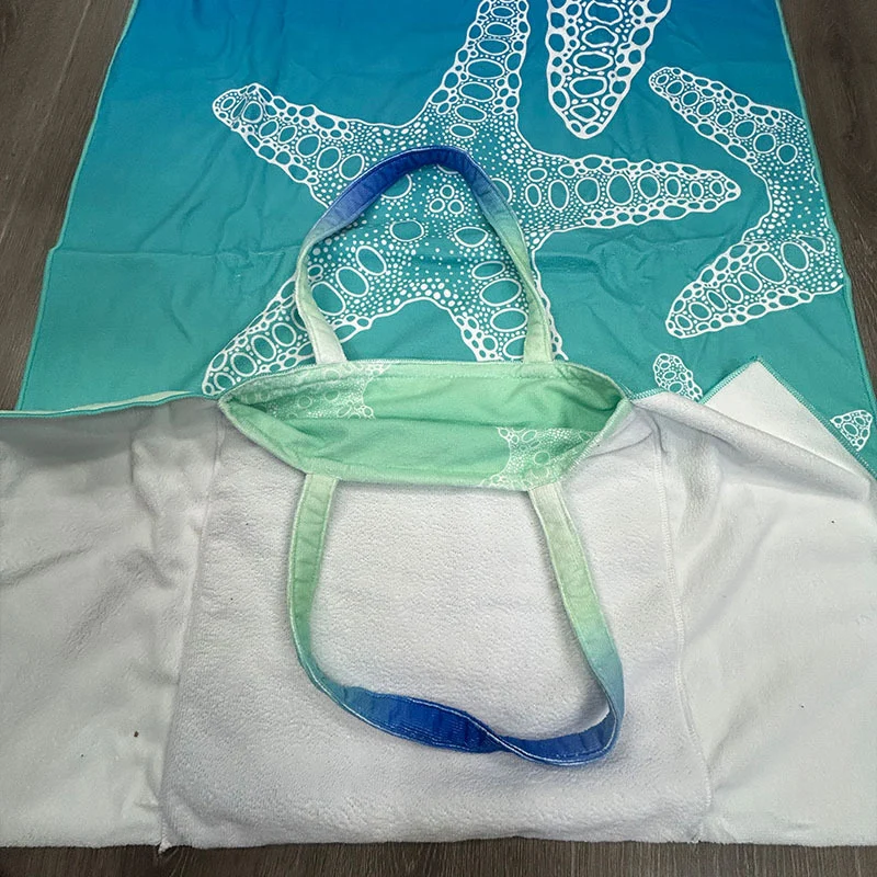 Strandtuch mit kreativem Meeresschildkröten-Muster Skanto
