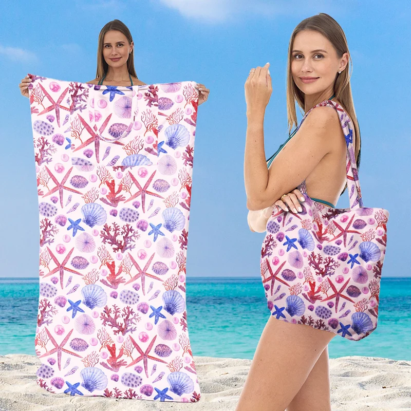 Strandtuch mit kreativem Meeresschildkröten-Muster Skanto