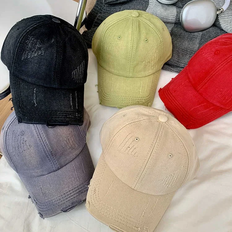 Damen Baseballkappe im Vintage-Stil mit Used-Look Skanto