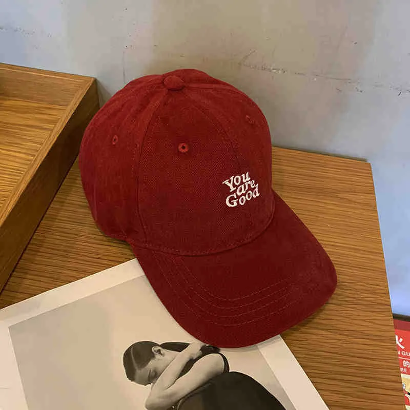 Herren Freizeit Baseballkappe mit Botschaft im Used-Look Skanto