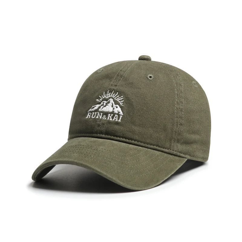 Herren Freizeit Bestickte Kappe im Used-Look Skanto