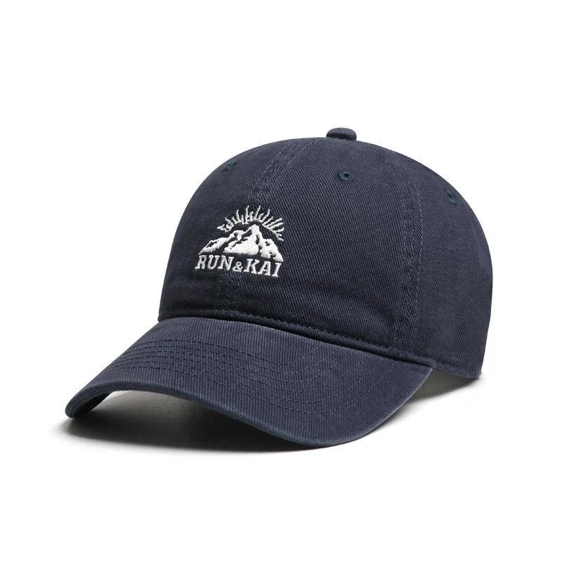 Herren Freizeit Bestickte Kappe im Used-Look Skanto