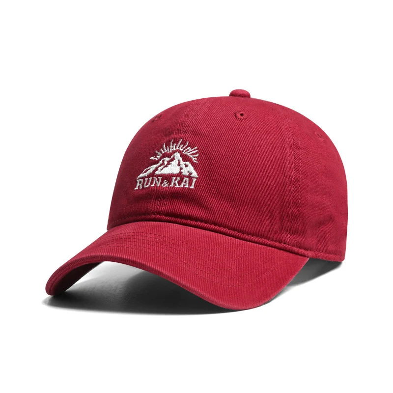 Herren Freizeit Bestickte Kappe im Used-Look Skanto
