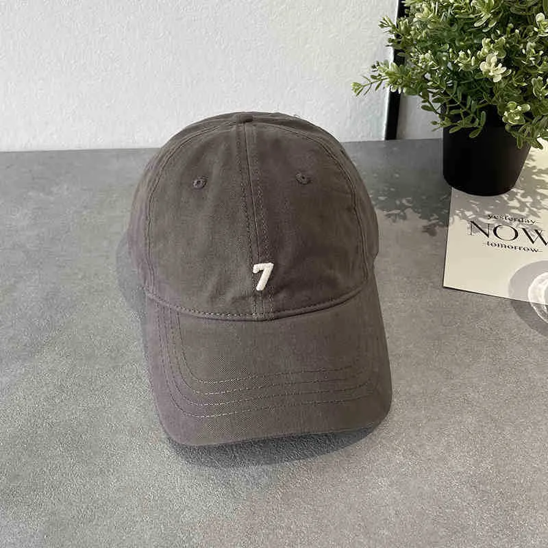 Herren Freizeit Baumwollkappe im Used-Look Skanto