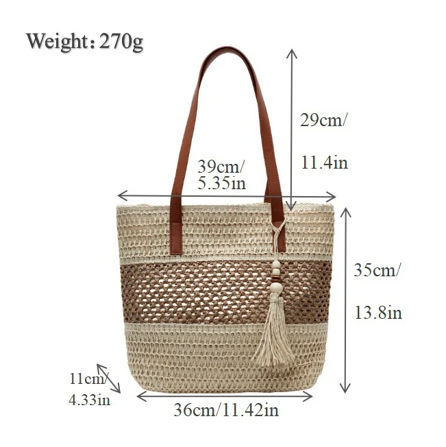 Vielseitige Strand-Schultertasche Skanto