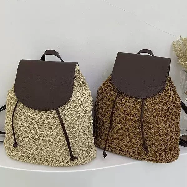 Handgefertigter Rucksack mit Lederdetails Skanto