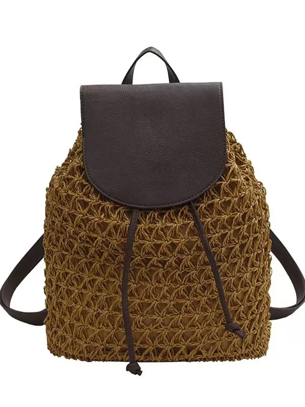 Handgefertigter Rucksack mit Lederdetails Skanto