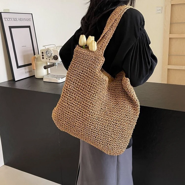 Handgefertigte Naturfasertasche Skanto