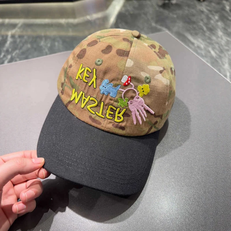 Unisex Bestickte Camouflage-Kappe Skanto
