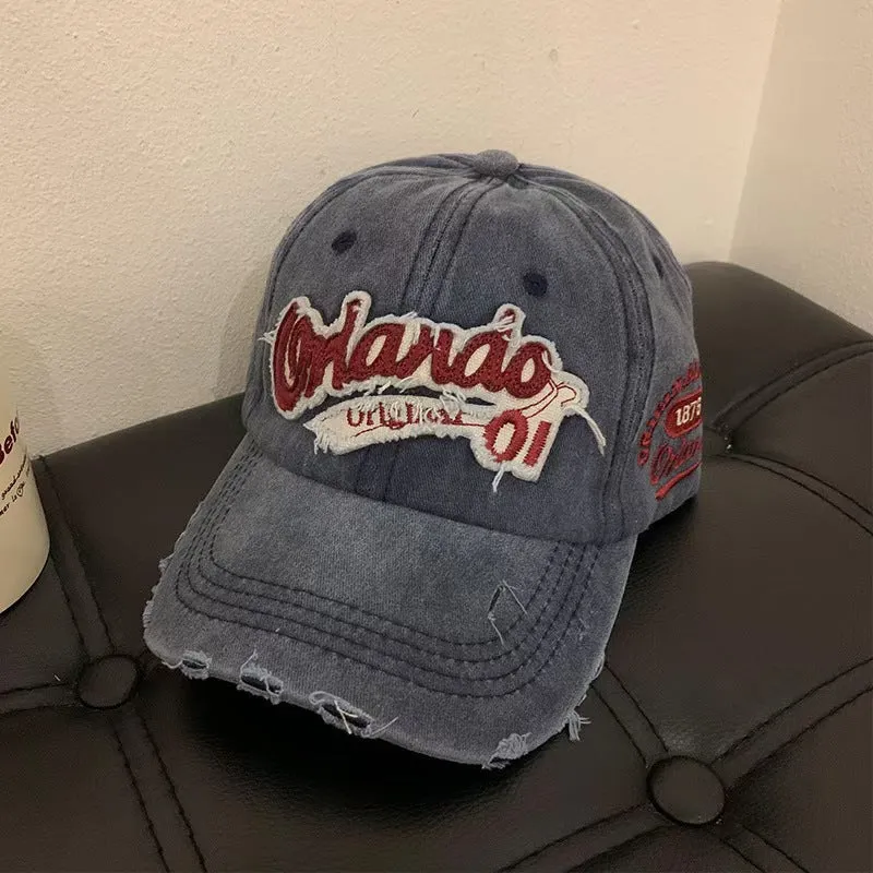Unisex Used-Look Baseballkappe im Vintage-Stil Skanto
