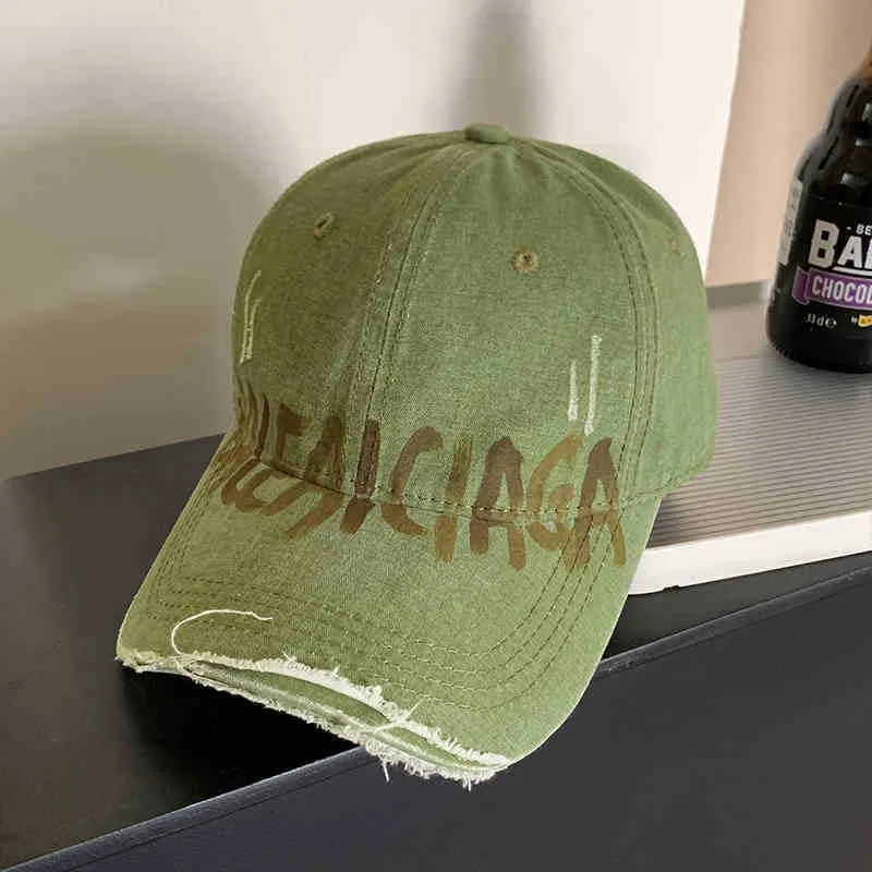 Unisex Used-Look Dad Cap mit Grafik Skanto