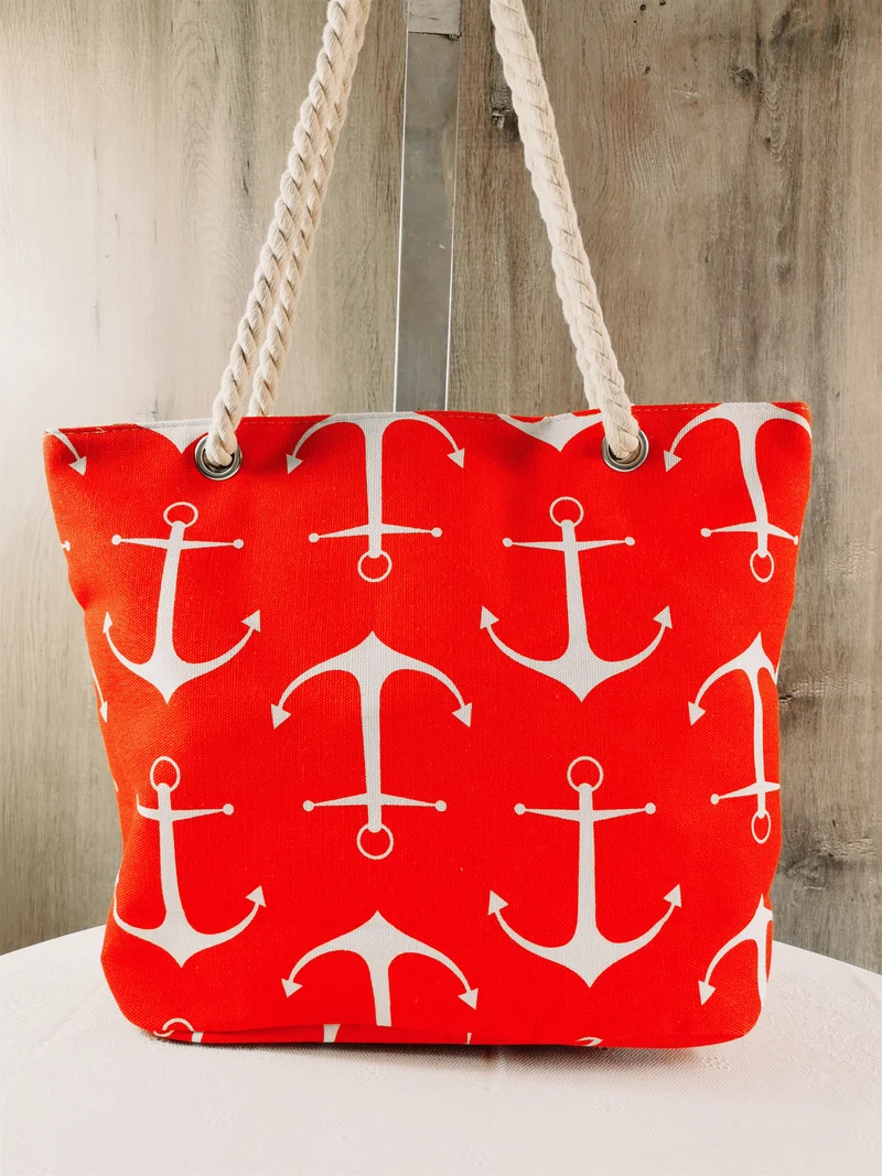 Große und bunte Freizeit-Strandtasche Skanto