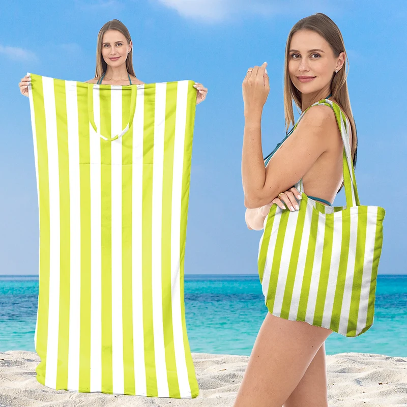 Multifunktionale Stranddecke mit integrierter Tragetasche Skanto