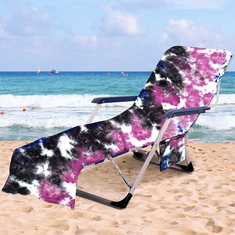 Sonnenliegenauflage mit modernem TIE-DYE-Muster Skanto