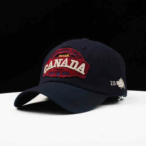 Bestickte Herren-Vintage-Baseballkappe Skanto