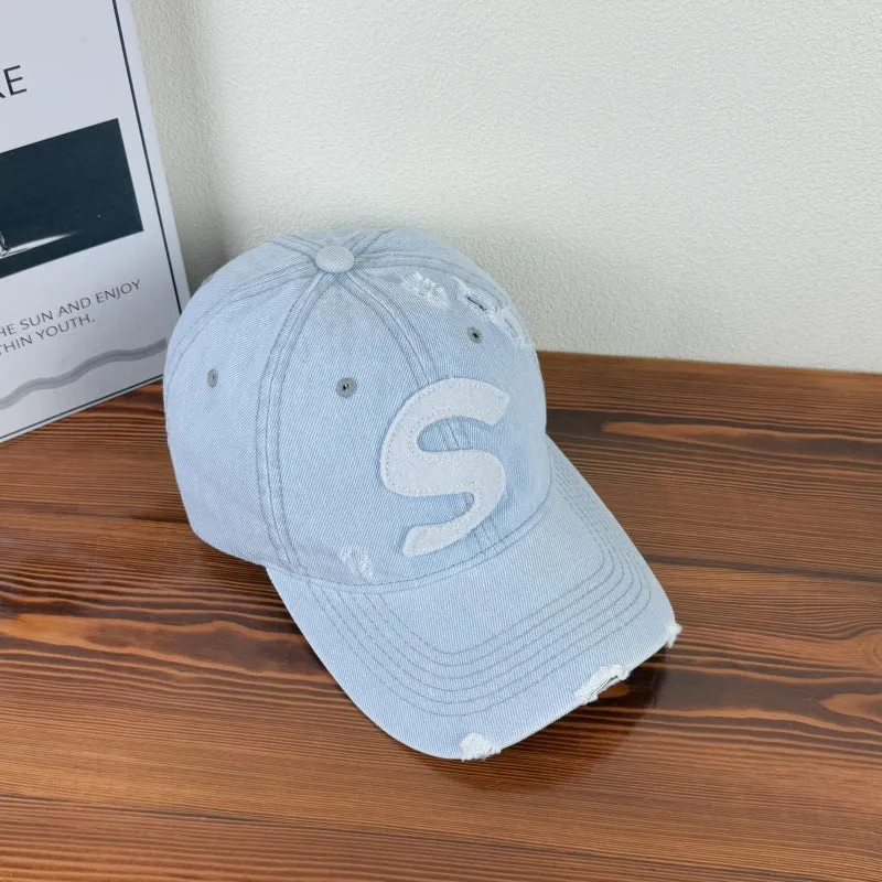 Herren Baseballkappe mit Used-Grafik Skanto