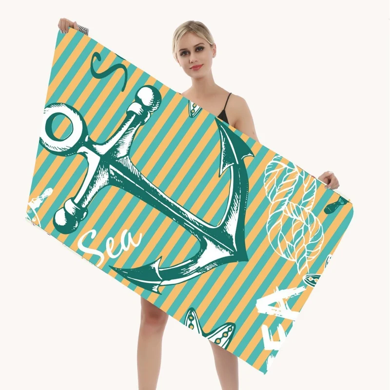 Strandtuch mit kreativem Mandala-Design Skanto