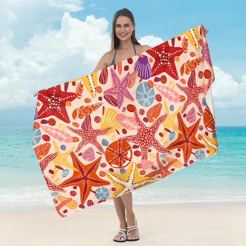 Strandtuch mit hellem Frucht-Motiv Skanto
