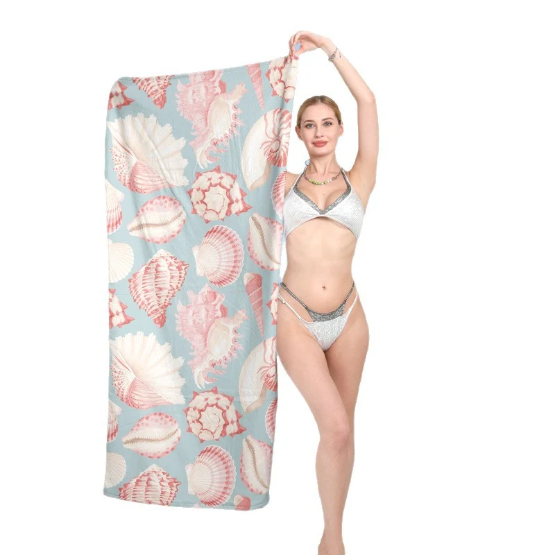 Strandtuch mit exotischem Muschel-Motiv Skanto