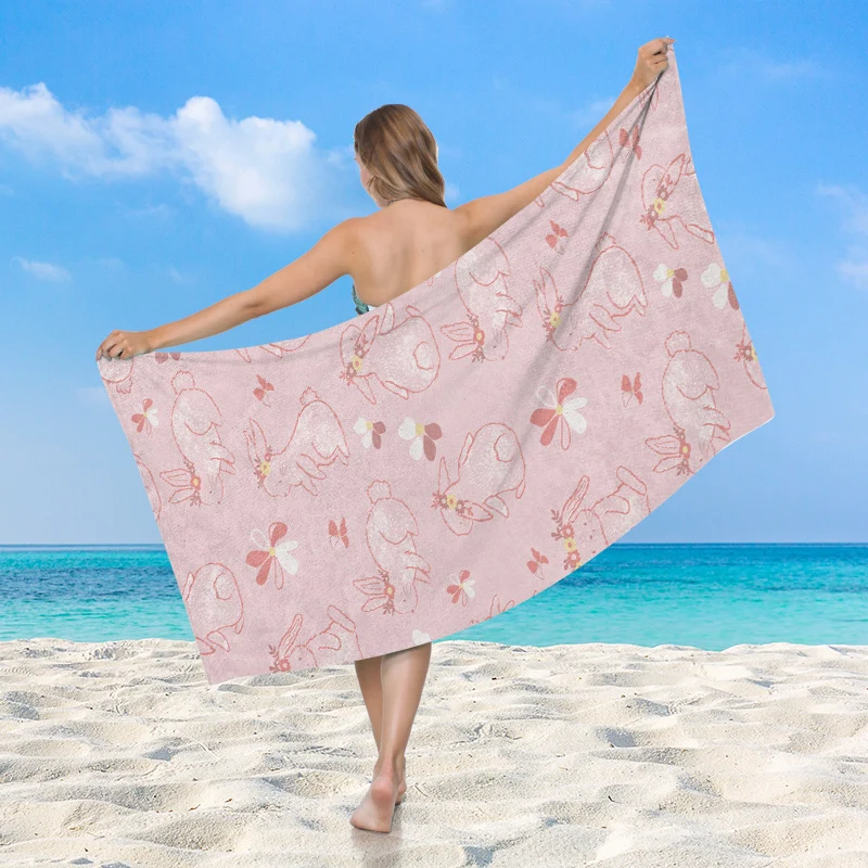 Strandtuch mit exotischem Muschel-Motiv Skanto