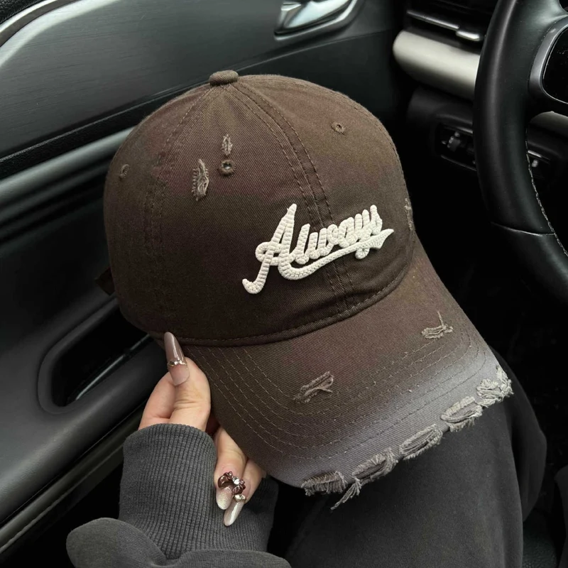 Damen Baseball Cap mit Grafik im Used-Look Skanto