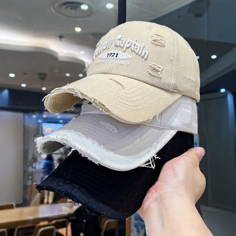 Lässige Used-Look Baseballkappe für Herren Skanto