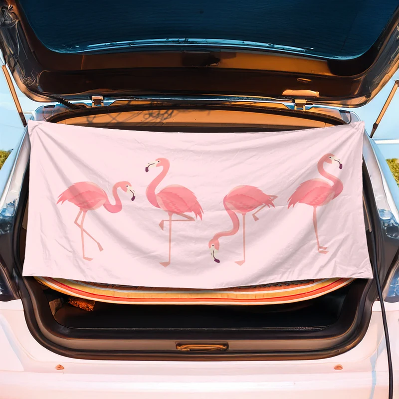 Kofferraummatte mit kreativem Flamingo-Design Skanto