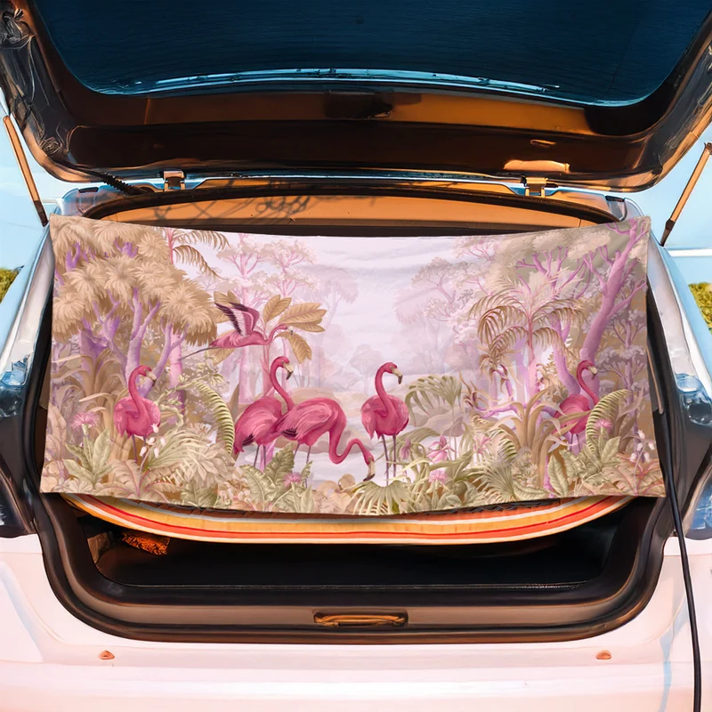 Kofferraummatte mit kreativem Flamingo-Design Skanto
