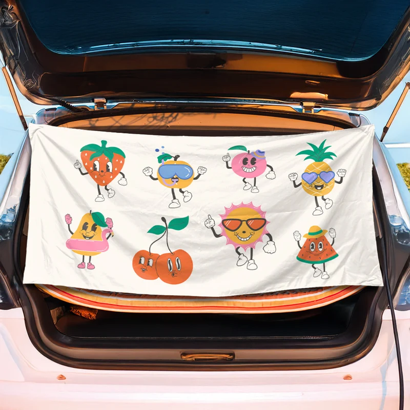 Kofferraummatte im kreativen Flamingo-Design Skanto