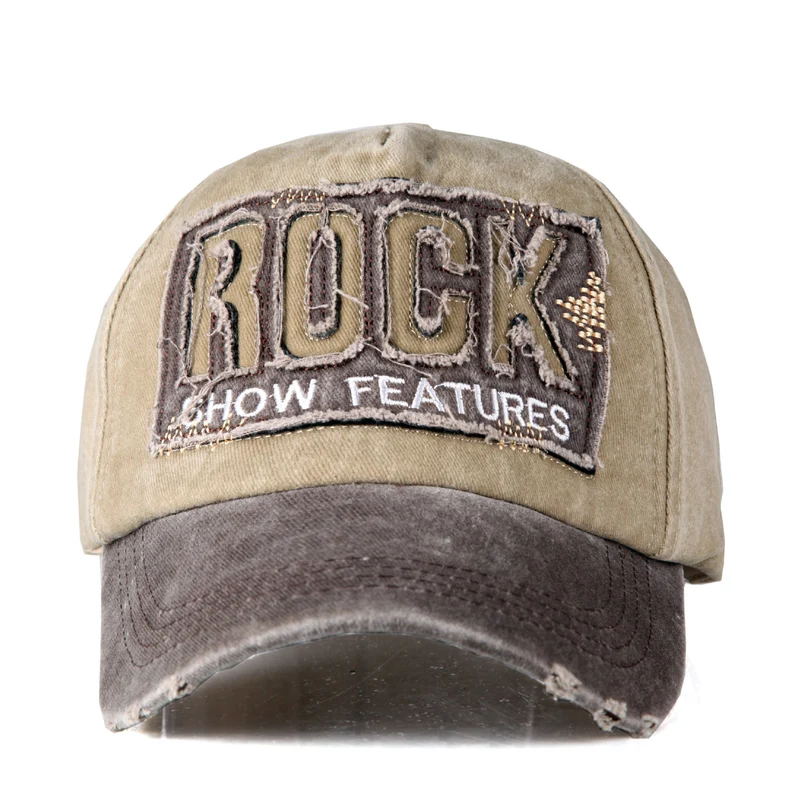 Herren Distressed Baseball Cap mit Grafik, verstellbar Skanto