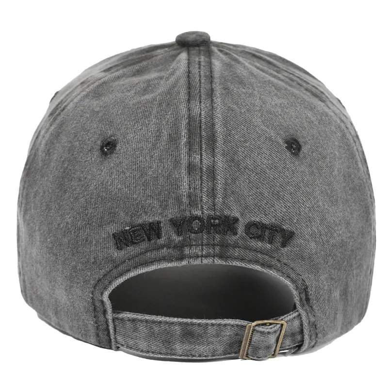 Herren Distressed Bestickte Dad Hat Skanto