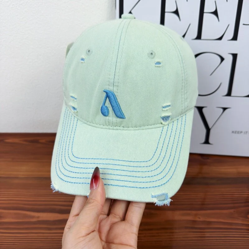 Herren Cap im Distressed Denim-Stil Skanto