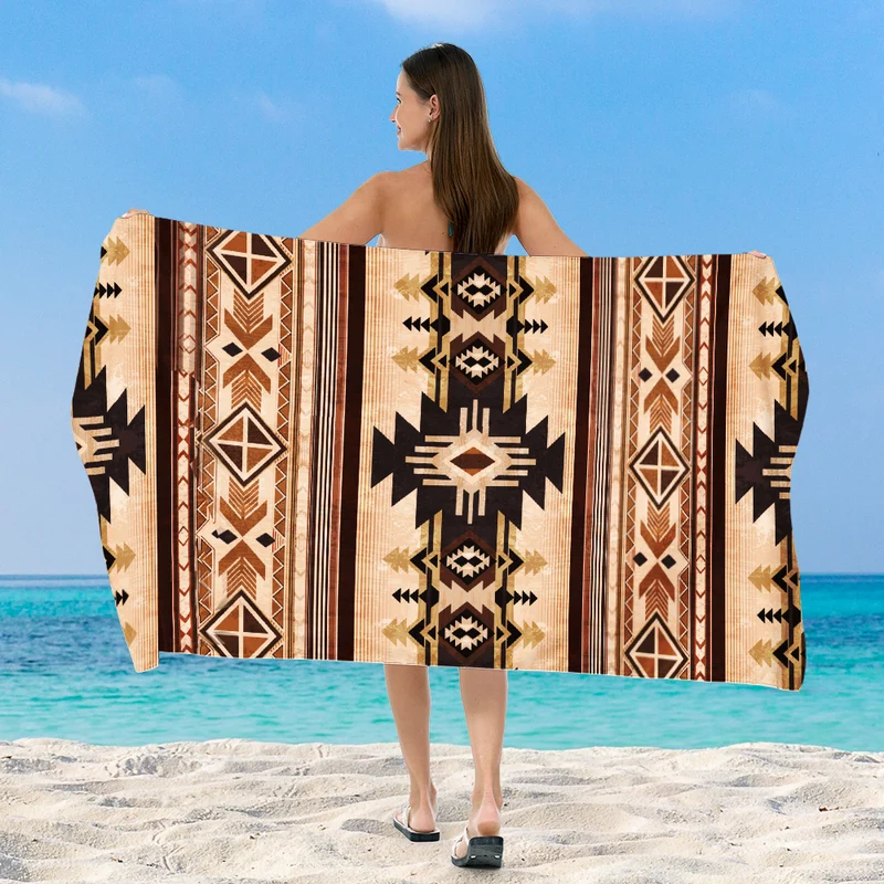Strandtuch mit exklusivem geometrischem Muster Skanto