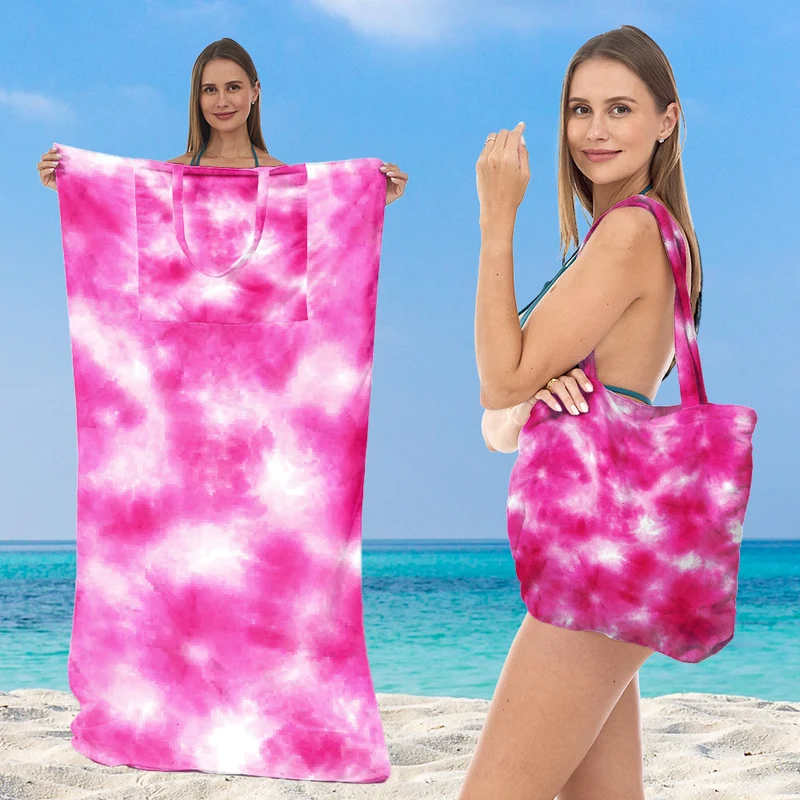 Strandtuch mit elegantem Blumenmuster Skanto