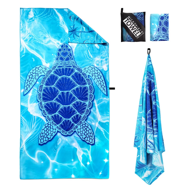 Strandtuch mit einzigartigem Meeresschildkröten-Design Skanto