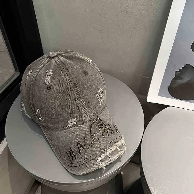 Damen Denim-Baseballcap im Used-Look Skanto 1784188369