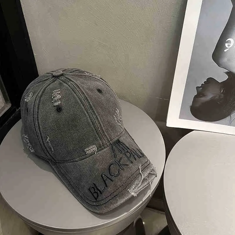 Damen Denim-Baseballcap im Used-Look Skanto 1784188369