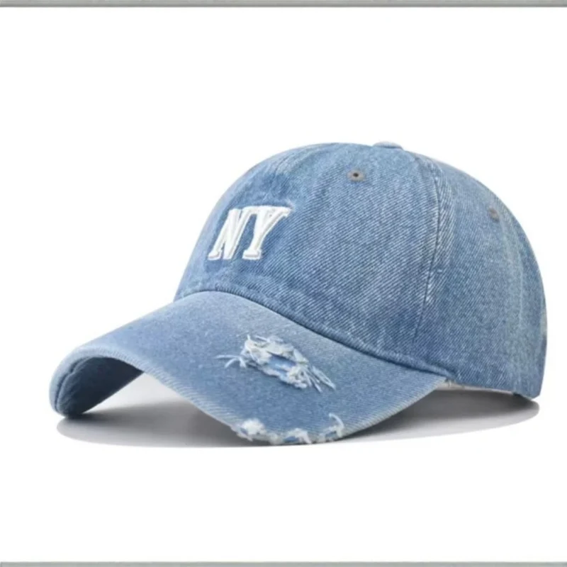 Damen Denim-Baseballcap im Used-Look Skanto 1784188163
