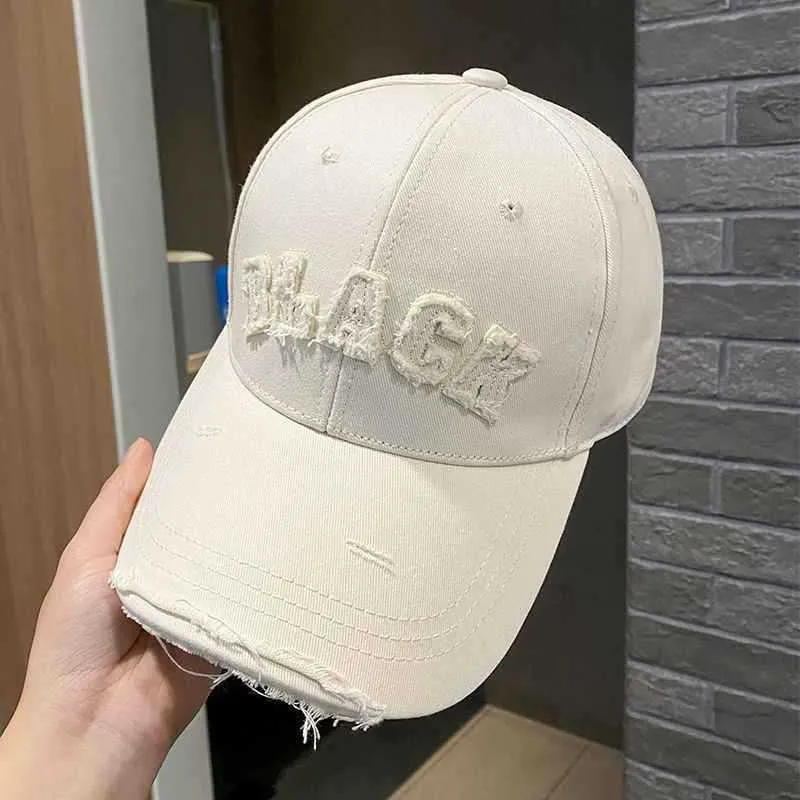 Damen Baumwoll-Cap im Used-Look Skanto