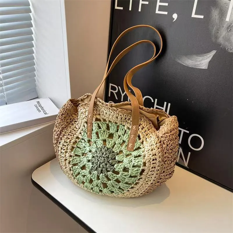 Stylische und handgefertigte Korbtasche Skanto