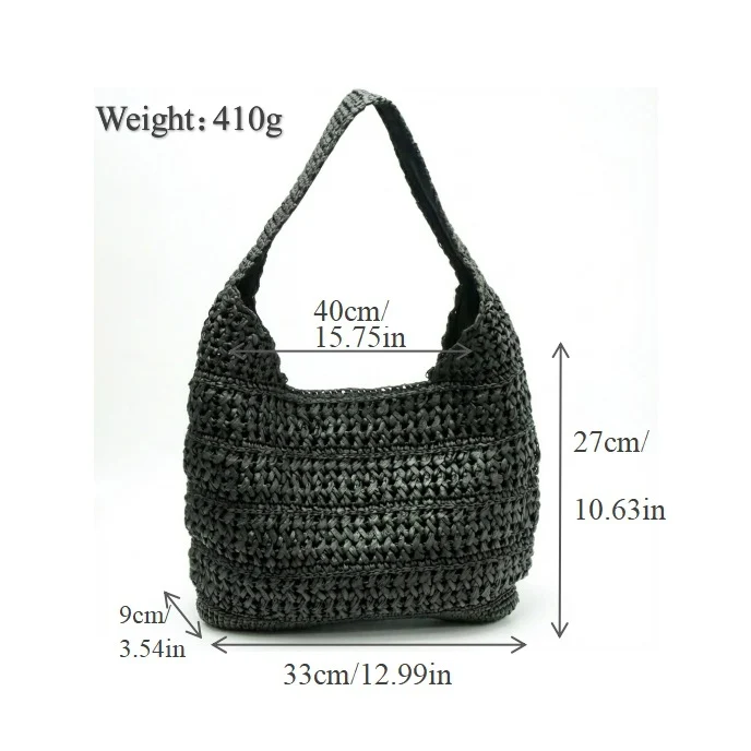 Handgemachte Makramee Hobo Bag Skanto