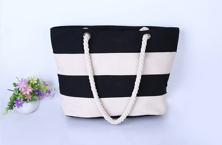 Große Canvas-Strandtasche Skanto