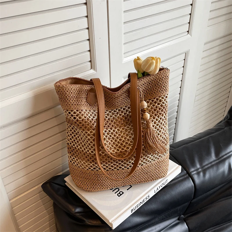Handtasche im rustikalen Wellendesign Skanto