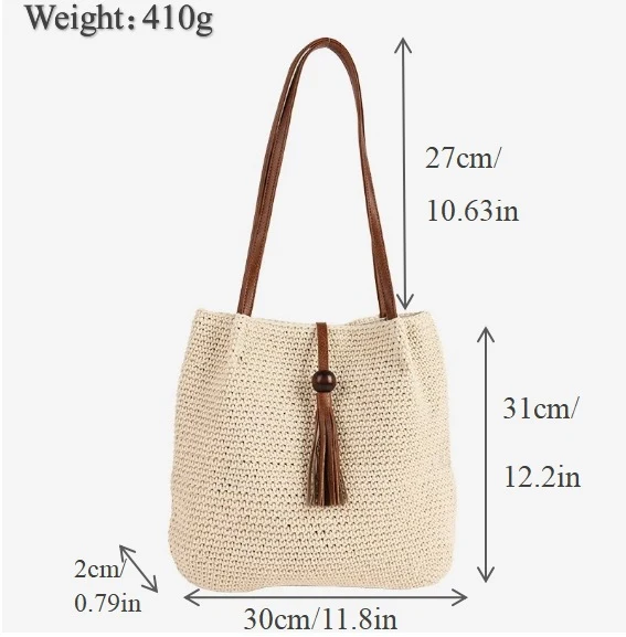 Handtasche mit Fransen-Detail Skanto