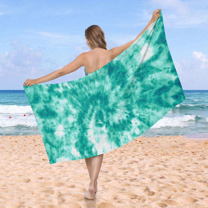 Großes Tie-Dye Strandtuch Skanto