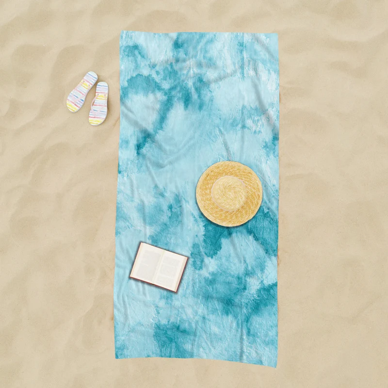 Großes Tie-Dye Strandtuch Skanto
